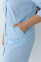 Women's medical gown Valerie azure +SIZE 156-462-677 (6625324) Women's medical gown Valerie azure +SIZE 156-462-677 (6625324) фото 9