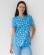 Medical shirt women's Topaz print Dentist blue 126-376-776 (6613541) Medical shirt women's Topaz print Dentist blue 126-376-776 (6613541) фото 1