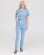 Medical overalls women's Dallas blue with white stitching 127-333-669 (6613211) Medical overalls women's Dallas blue with white stitching 127-333-669 (6613211) фото 8