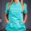 Women's medical blouse "Avicenna" light green (534260) Women's medical blouse "Avicenna" light green (534260) фото 3