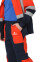 Worker suit blue with orange - pants and jacket (1325) Worker suit blue with orange - pants and jacket (1325) фото 2