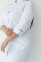Women's medical gown Valerie white +SIZE 156-324-677 (6625323) Women's medical gown Valerie white +SIZE 156-324-677 (6625323) фото 8
