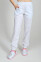 Medical joggers women's white. COTTON (544958) Medical joggers women's white. COTTON (544958) фото 1