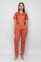Medical suit Emily-stretch, female. Terracotta (5436925) Medical suit Emily-stretch, female. Terracotta (5436925) фото 1