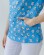 Медицинский костюм с принтом женский Топаз Dentist blue/white 137-324-776 (6613278) Медицинский костюм с принтом женский Топаз Dentist blue/white 137-324-776 (6613278) фото 5