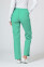 Women's straight medical trousers "Sofia" light green (7700702) Women's straight medical trousers "Sofia" light green (7700702) фото 2