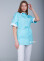 Women's medical blouse "Daria" cornflower-blue (3399130) Women's medical blouse "Daria" cornflower-blue (3399130) фото 2