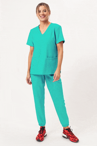 Medical suit "Maria" blue (401402) Medical suit "Maria" blue (401402) фото 2