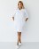 Medical gown women's Manhattan white-gray 157-366-679 (6613597) Medical gown women's Manhattan white-gray 157-366-679 (6613597) фото 8
