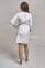 Asia dressing gown. COTTON. White (544812) Asia dressing gown. COTTON. White (544812) фото 4