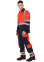 Worker suit blue with orange - pants and jacket (1325) Worker suit blue with orange - pants and jacket (1325) фото 1