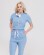 Medical overalls women's Dallas blue with white stitching 127-333-669 (6613211) Medical overalls women's Dallas blue with white stitching 127-333-669 (6613211) фото 3