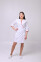 Dressing gown Venice. COTTON. White + red (trim) (544764) Dressing gown Venice. COTTON. White + red (trim) (544764) фото 1
