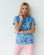 Медицинский костюм с принтом женский Топаз Teeth blue/pink 138-376-619 (6613251) Медицинский костюм с принтом женский Топаз Teeth blue/pink 138-376-619 (6613251) фото 2