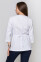 Куртка медицинская Лилия. COTTON. Белый + голубой (5411158) Куртка медицинская Лилия. COTTON. Белый + голубой (5411158) фото 5
