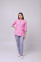 Venice+ Br. skinny suit. COTTON. Pink / light grey (544630) Venice+ Br. skinny suit. COTTON. Pink / light grey (544630) фото 1