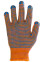 PVC dot gloves orange (32006) PVC dot gloves orange (32006) фото 1