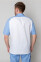Medical suit for men Practitioner. White / blue (5410018) Medical suit for men Practitioner. White / blue (5410018) фото 5