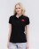 Medical Polo for women black embroidered Lips 147-321-635 (6613422) Medical Polo for women black embroidered Lips 147-321-635 (6613422) фото 1