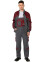 Worker suit "ULTRA" burgundy - bib overall with jacket (1240) Worker suit "ULTRA" burgundy - bib overall with jacket (1240) фото 5