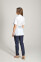 Olga+Br. skinny suit. COTTON. White / dark blue (544668) Olga+Br. skinny suit. COTTON. White / dark blue (544668) фото 6