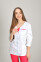 Flamingo+ Br. skinny suit. COTTON. White / coral (544647) Flamingo+ Br. skinny suit. COTTON. White / coral (544647) фото 3