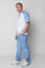 Medical suit for men Practitioner. White / blue (5410018) Medical suit for men Practitioner. White / blue (5410018) фото 7