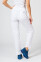 Women’s straight white medical pants (7700102) Women’s straight white medical pants (7700102) фото 2