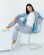 Medical shirt women's Stefania gray-blue 402-458-821 (6613525) Medical shirt women's Stefania gray-blue 402-458-821 (6613525) фото 1