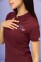 Medical polo for women cherry with embroidery Medicine 147-416-637 (6613410) Medical polo for women cherry with embroidery Medicine 147-416-637 (6613410) фото 4