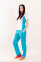 Women's medical suit "Arisha" white/mint 534203 (blouse 534233 + trousers 534234) Women's medical suit "Arisha" white/mint 534203 (blouse 534233 + trousers 534234) фото 2