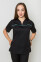 Костюм медицинский черный Батерфляй с джоггерами. COTTON (5410071) Костюм медицинский черный Батерфляй с джоггерами. COTTON (5410071) фото 9