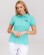 Medical polo for women light turquoise with embroidery Medicine 147-426-637 (6613402) Medical polo for women light turquoise with embroidery Medicine 147-426-637 (6613402) фото 1
