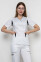 Medical stretch jacket Emelie-stretch. White (5437004) Medical stretch jacket Emelie-stretch. White (5437004) фото 3