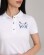 Medical polo for women white embroidered Zubik 147-324-636 (6613392) Medical polo for women white embroidered Zubik 147-324-636 (6613392) фото 3