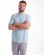 Medical polo for men sky blue 148-438-677 (6613765) Medical polo for men sky blue 148-438-677 (6613765) фото 5