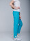 Women's medical trousers "Beatrice" turquoise (3399127) Women's medical trousers "Beatrice" turquoise (3399127) фото 2