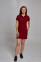 POLO classic dress, short sleeve. Bordeaux (544611) POLO classic dress, short sleeve. Bordeaux (544611) фото 2