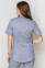 Костюм медицинский Ева-стрейч+ Брюки 7/8 Стрейчевый COTTON. Дым (5410080) Костюм медицинский Ева-стрейч+ Брюки 7/8 Стрейчевый COTTON. Дым (5410080) фото 8