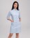 Medical gown women's Sakura azure 160-462-678 / 310-462-678 (6613598) Medical gown women's Sakura azure 160-462-678 / 310-462-678 (6613598) фото 1