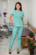 Women's medical suit "Edelvika" light green 534188 (blouse 534248 + pants 534247) Women's medical suit "Edelvika" light green 534188 (blouse 534248 + pants 534247) фото 1