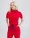 Medical coveralls women's Dallas red with blue stitching 127-339-715 (6613210) Medical coveralls women's Dallas red with blue stitching 127-339-715 (6613210) фото 8