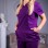 Women's medical blouse "Avicenna" purple (534261) Women's medical blouse "Avicenna" purple (534261) фото 6