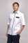 Ethan suit, men's medical. White / dark blue (544832) Ethan suit, men's medical. White / dark blue (544832) фото 1