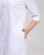 Medical gown women's Manhattan white-blue 157-372-679 (6613596) Medical gown women's Manhattan white-blue 157-372-679 (6613596) фото 4