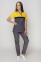 Costume Lydia +Br. Virginia. COTTON. Yellow / asphalt (5410116) Costume Lydia +Br. Virginia. COTTON. Yellow / asphalt (5410116) фото 13