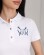 Medical polo for women white embroidered Zubik 147-324-636 (6613392) Medical polo for women white embroidered Zubik 147-324-636 (6613392) фото 4