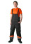 Warm jump suit black with reflective stripe (220018) Warm jump suit black with reflective stripe (220018) фото 1
