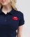 Medical Polo for women blue embroidered Lips 147-322-635 (6613389) Medical Polo for women blue embroidered Lips 147-322-635 (6613389) фото 2