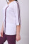 Костюм медицинский Клеопатра+ Бр. зауженные. COTTON. Белый / баклажан (544636) Костюм медицинский Клеопатра+ Бр. зауженные. COTTON. Белый / баклажан (544636) фото 5